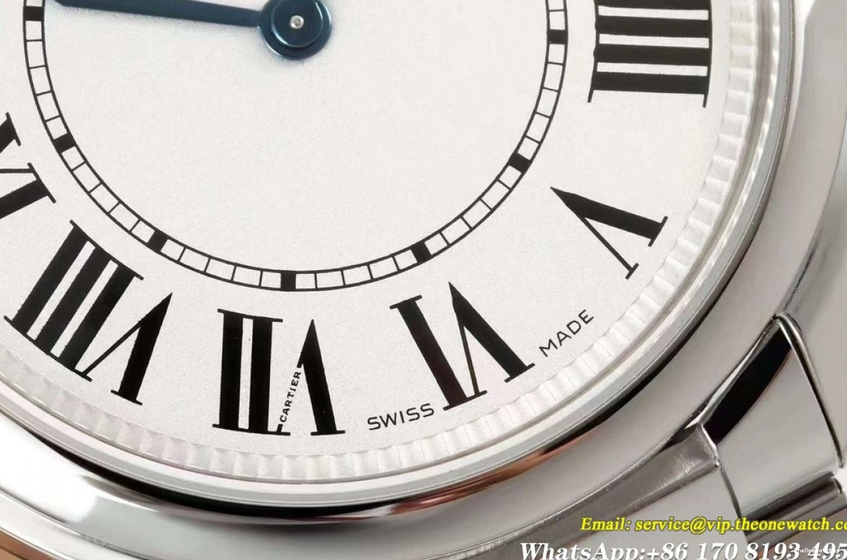 36mm SS Ronde Must White Quartz Dial SS AF 0128